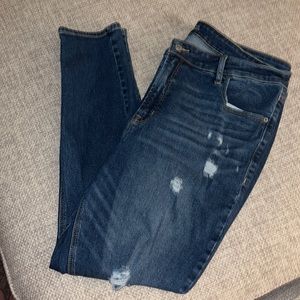 High rise rockstar super skinny jeans